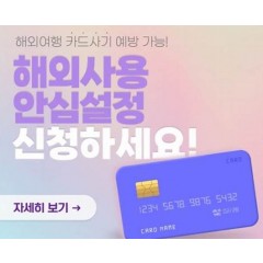 해외카드/ visa/ BC카드 포인트/ 마일리지 적립 환급/