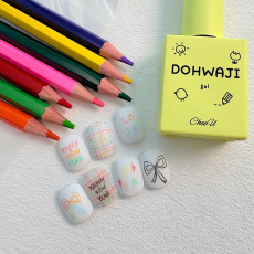 색연필젤 도화지젤 + 네일 12종 색연필 NAILAND