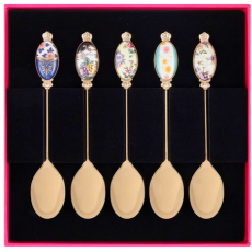 로얄알버트 리프레쉬 티스푼 5p 세트