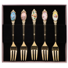 로얄알버트 디저트 후기 포크 대 5종 세트