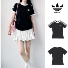 아디다스 삼선 래글런 티셔츠 블랙