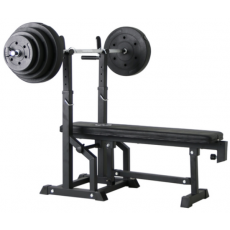 더스포츠 pro 멀티 벤치프레스 스톤/디핑원판10~90kg세트 플랫 인클라인 가정용 접이식 다기능