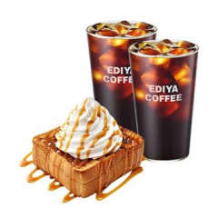 이디야 허니 카라멜 브레드+아메리카노 (L) 2잔