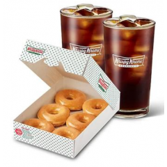 크리스피크림도넛 [행복한 하루 되세요] 오리지널 하프더즌 + 아메리카노(M) 2잔