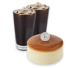 한스케익 쁘띠치즈수플레+ICE아메리카노2잔