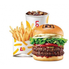 롯데리아 한우불고기버거 세트