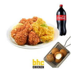 BHC 후라이드반/양념반+치즈볼+콜라1.25L
