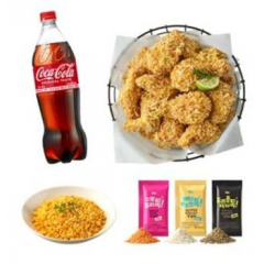 BHC 콰삭톡+뿌링클라이스+콜라1.25L