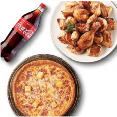 굽네치킨 오리지널+시카고피자+콜라1.25L